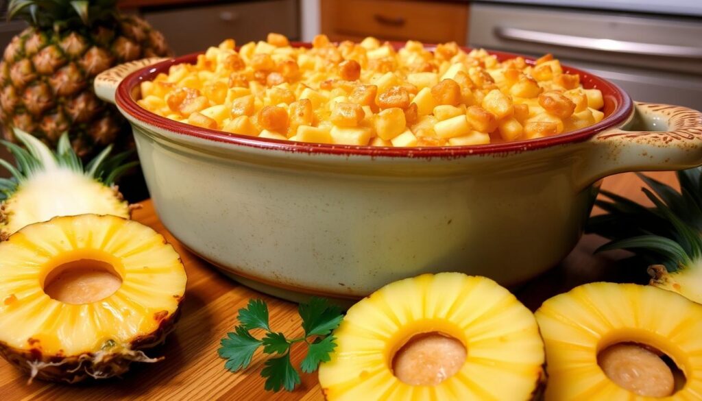 pineapple casserole with ritz crackers