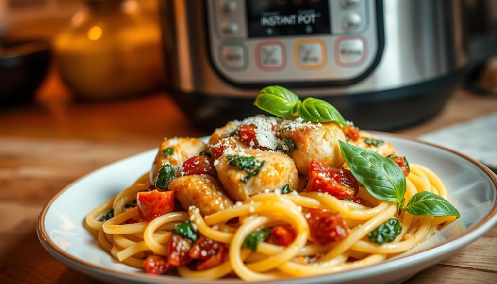 Make Tuscan Chicken Pasta