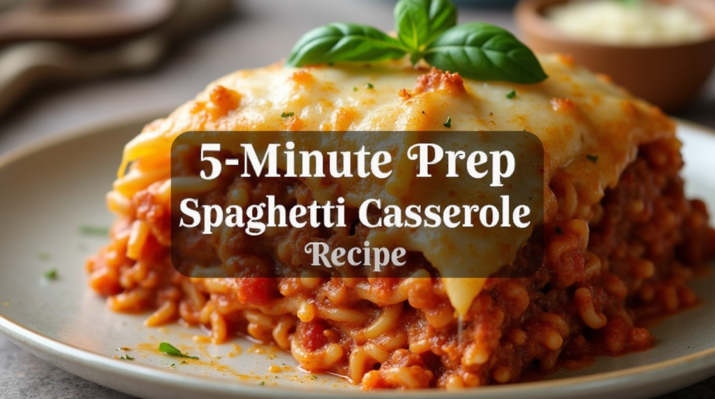 Spaghetti Casserole Recipe
