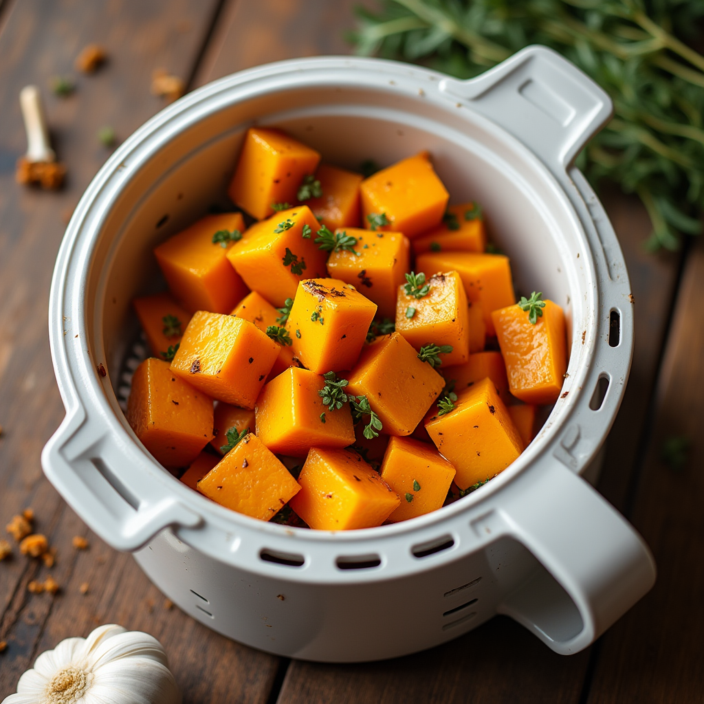butternut squash air fryer