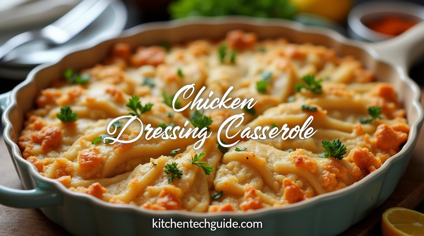 chicken dressing casserole recipe