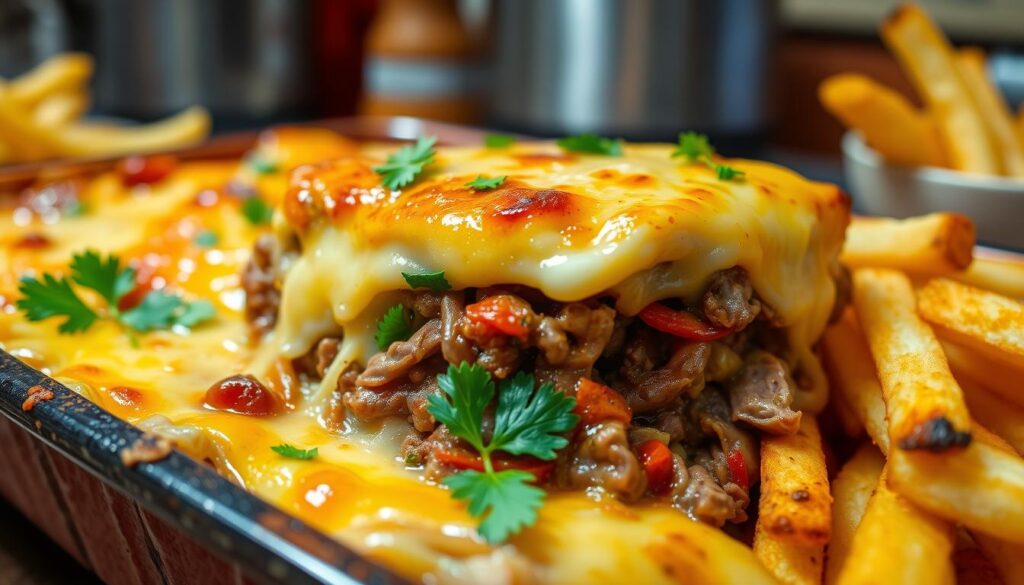 Philly cheesesteak casserole